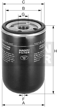 Mann Filter (WK723-3)